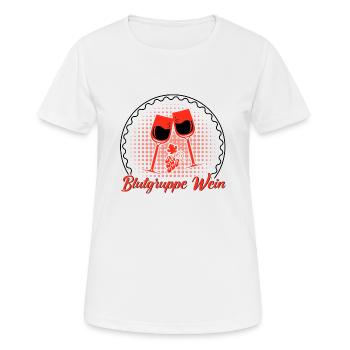 Wein Weinliebhaber Weintrinker Weinfest Geschenk - Frauen T-Shirt atmungsaktiv - Weiß - Vorne - AI Model Female 172 dark (172cm)