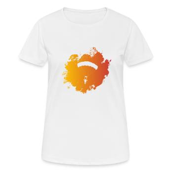 Paragliding - Women's Breathable T-Shirt - white - Front - AI Model Female 172 dark (172cm)