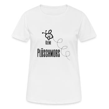 Kleene Plüschmors - Frauen T-Shirt atmungsaktiv - Weiß - Vorne - AI Model Female 172 dark (172cm)