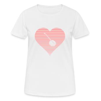 Banjo - T-shirt respirant Femme - blanc - Devant - AI Model Female 172 dark (172cm)