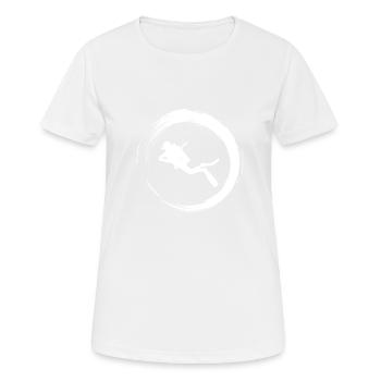 Diver - Women's Breathable T-Shirt - white - Front - AI Model Female 172 dark (172cm)