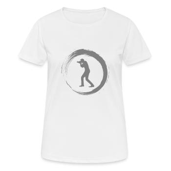 photographer - Women's Breathable T-Shirt - white - Front - AI Model Female 172 dark (172cm)