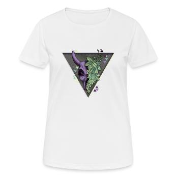 Skull - skull - Women's Breathable T-Shirt - white - Front - AI Model Female 172 dark (172cm)