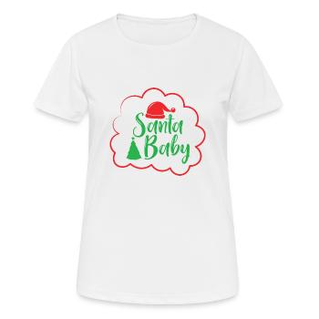 Christmas Pregnancy Pregnant - Women's Breathable T-Shirt - white - Front - AI Model Female 172 dark (172cm)