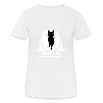 Black Cat Black cat bad luck misfortune - Women's Breathable T-Shirt - white - Front - AI Model Female 172 dark (172cm)