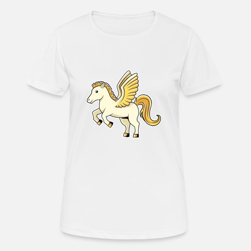 Pegasus - Women's Breathable T-Shirt - white