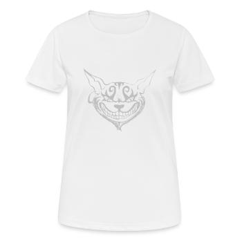 Chat grincheux - T-shirt respirant Femme - blanc - Devant - AI Model Female 172 dark (172cm)