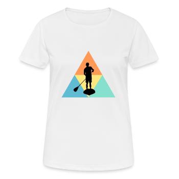 Stand Up Paddle - Women's Breathable T-Shirt - white - Front - AI Model Female 172 dark (172cm)