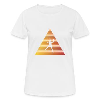 Squash - T-shirt respirant Femme - blanc - Devant - AI Model Female 172 dark (172cm)