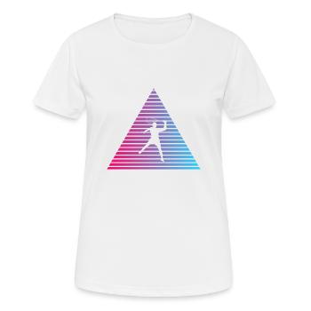 Squash - T-shirt respirant Femme - blanc - Devant - AI Model Female 172 dark (172cm)