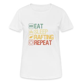 Rafting - T-shirt respirant Femme - blanc - Devant - AI Model Female 172 dark (172cm)