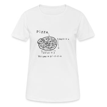 Pizza cadeau pizza amateur pizzeria - T-shirt respirant Femme - blanc - Devant - AI Model Female 172 dark (172cm)