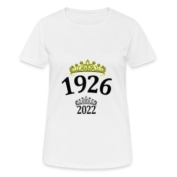 the Queen - T-shirt respirant Femme - blanc - Devant - AI Model Female 172 dark (172cm)
