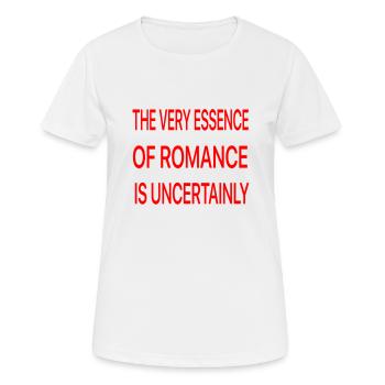 oscar wilde phrase - Women's Breathable T-Shirt - white - Front - AI Model Female 172 dark (172cm)