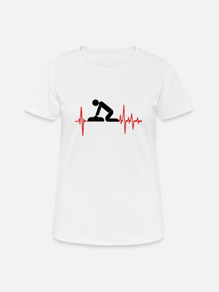 CPR INSTRUCTOR - Women's Breathable T-Shirt - white