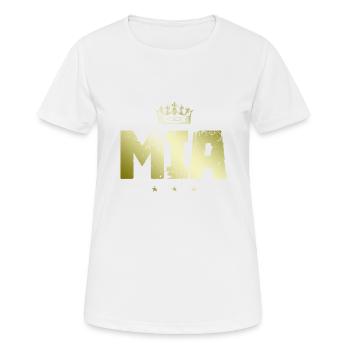 Mia - T-shirt respirant Femme - blanc - Devant - AI Model Female 172 dark (172cm)