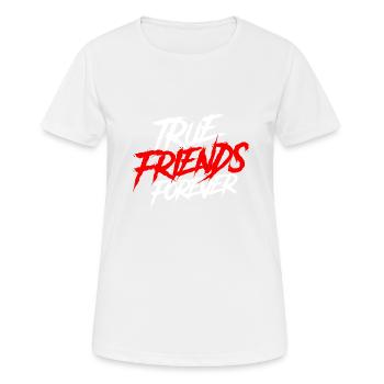 Best friends forever - Women's Breathable T-Shirt - white - Front - AI Model Female 172 dark (172cm)