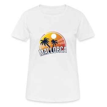 MALLORCA 3 - T-shirt respirant Femme - blanc - Devant - AI Model Female 172 dark (172cm)