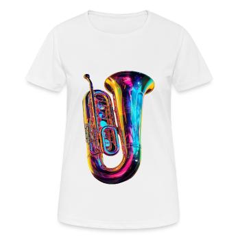 Tuba - Women's Breathable T-Shirt - white - Front - AI Model Female 172 dark (172cm)