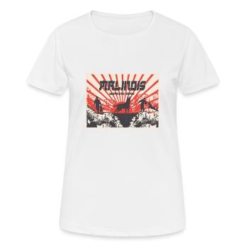 Malinois Working Dogs IGP Motif Shirt - T-shirt respirant Femme - blanc - Devant - AI Model Female 172 dark (172cm)