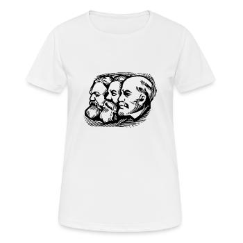 Chemnitz cadeau Karl Marx Marxisme - T-shirt respirant Femme - blanc - Devant - AI Model Female 172 dark (172cm)