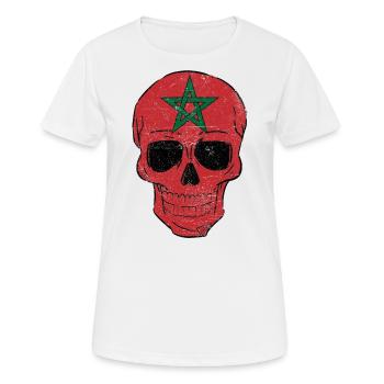 Marokko - Frauen T-Shirt atmungsaktiv - Weiß - Vorne - AI Model Female 172 dark (172cm)