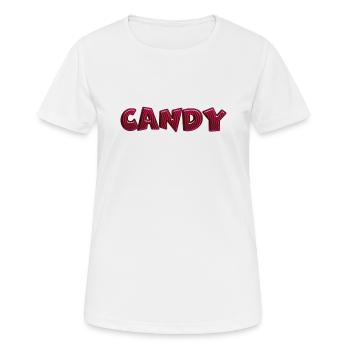 Candy - Women's Breathable T-Shirt - white - Front - AI Model Female 172 dark (172cm)