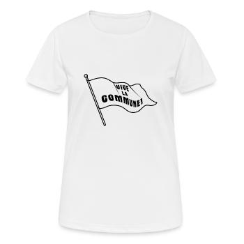Commune Kommunismus UdSSR Sowjetunion Geschenk - Frauen T-Shirt atmungsaktiv - Weiß - Vorne - AI Model Female 172 dark (172cm)