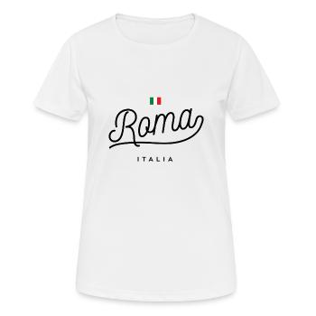 Roma - Italia - Women's Breathable T-Shirt - white - Front - AI Model Female 172 dark (172cm)