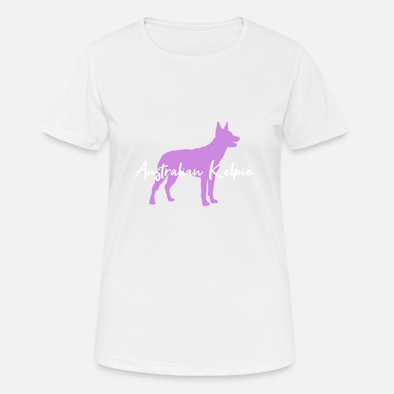 Australian Kelpie - Women's Breathable T-Shirt - white