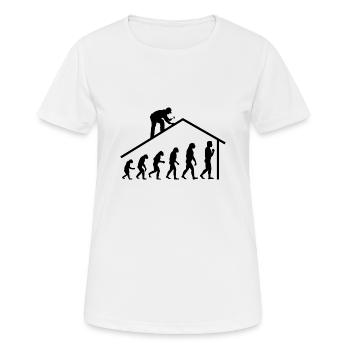 Man Carpenter Craftsman Gift Tool - Women's Breathable T-Shirt - white - Front - AI Model Female 172 dark (172cm)