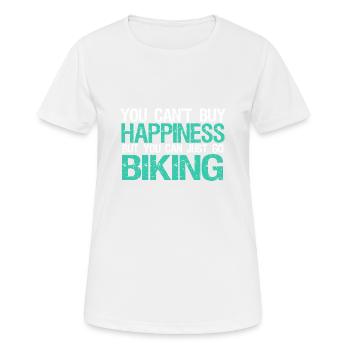 moto - T-shirt respirant Femme - blanc - Devant - AI Model Female 172 dark (172cm)