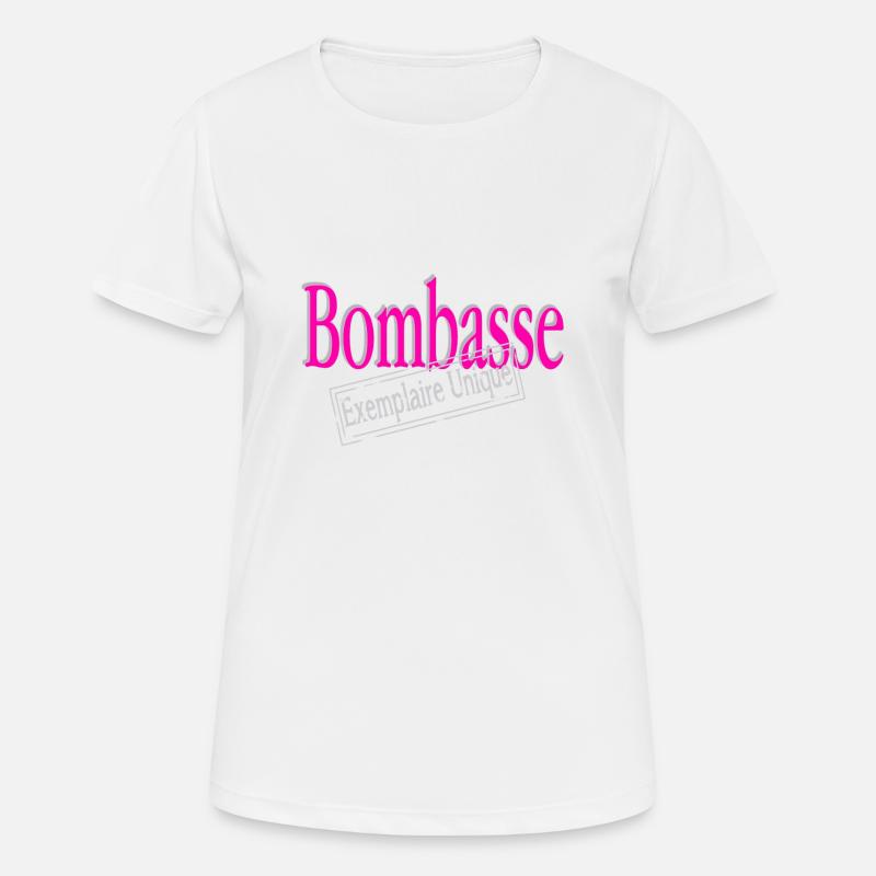 Bombasse unique example - Women's Breathable T-Shirt - white