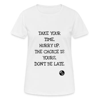 Come as you are - Nirvana - Kurt Cobain - T-shirt respirant Femme - blanc - Devant - AI Model Female 172 dark (172cm)
