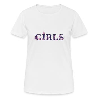 Girls Frauentag Frauenpower 8.März Weltfrauentag - Frauen T-Shirt atmungsaktiv - Weiß - Vorne - AI Model Female 172 dark (172cm)