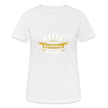marchand - T-shirt respirant Femme - blanc - Devant - AI Model Female 172 dark (172cm)