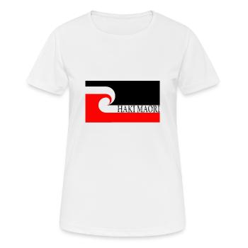 Haki Maori - Women's Breathable T-Shirt - white - Front - AI Model Female 172 dark (172cm)