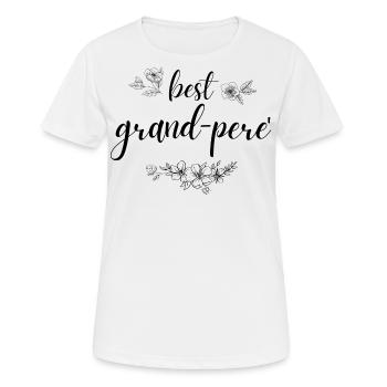 Grand-pere. grand-pere gift - Women's Breathable T-Shirt - white - Front - AI Model Female 172 dark (172cm)