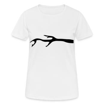 Branch - T-shirt respirant Femme - blanc - Devant - AI Model Female 172 dark (172cm)