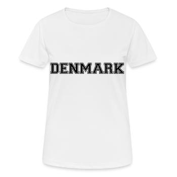 Denmark Design - Frauen T-Shirt atmungsaktiv - Weiß - Vorne - AI Model Female 172 dark (172cm)