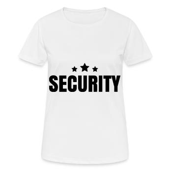 Sécurité sécurité Sécurité sécurité - T-shirt respirant Femme - blanc - Devant - AI Model Female 172 dark (172cm)