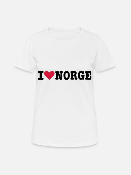 Norway - Women's Breathable T-Shirt - white
