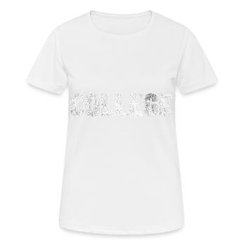 COLLEGE - For pupils and students - Women's Breathable T-Shirt - white - Front - AI Model Female 172 dark (172cm)