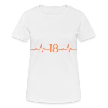 18 Birthday Ideas - Women's Breathable T-Shirt - white - Front - AI Model Female 172 dark (172cm)