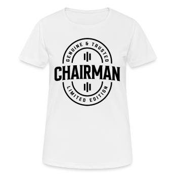 Genuine Chairman Style - Women's Breathable T-Shirt - white - Front - AI Model Female 172 dark (172cm)