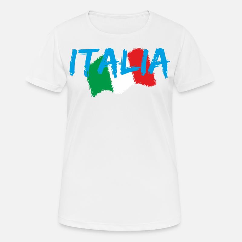 Italy Edo blue - Women's Breathable T-Shirt - white