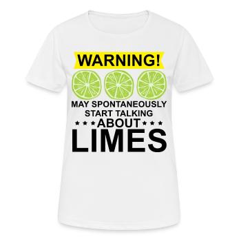Lime Gift - Women's Breathable T-Shirt - white - Front - AI Model Female 172 dark (172cm)