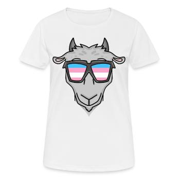 Transgender Transsexual Goat Gift - Women's Breathable T-Shirt - white - Front - AI Model Female 172 dark (172cm)