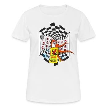 MOUILLÉ - T-shirt respirant Femme - blanc - Devant - AI Model Female 172 dark (172cm)