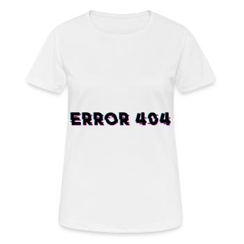 internet error 404 - Internet Error 404 - Women's Breathable T-Shirt - white - Front - AI Model Female 172 dark (172cm)